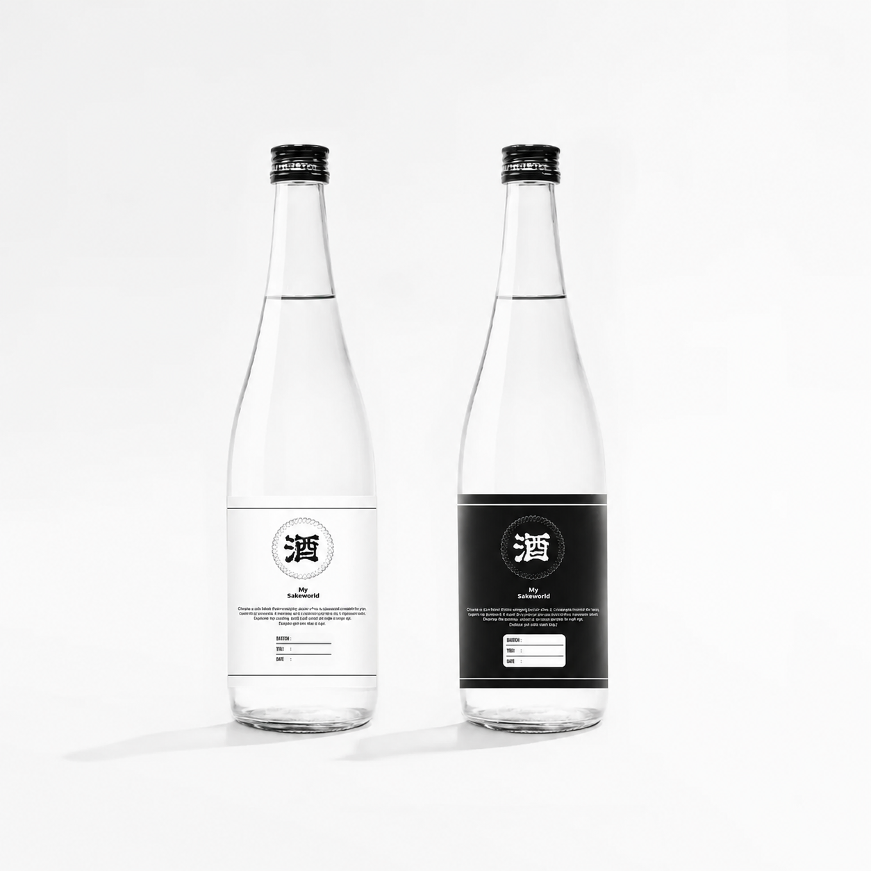 【My Sake Original Bottle】透明ボトル720ml(送料別)/My Sake world 御池別邸・京都河原町店専用